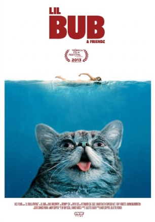 Lil Bub and Friendz film poster, blue